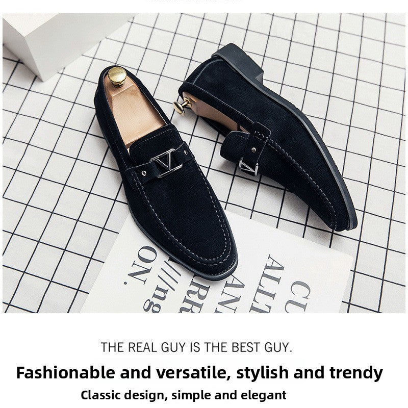 Mens Sheepskin Slip-On Loafers